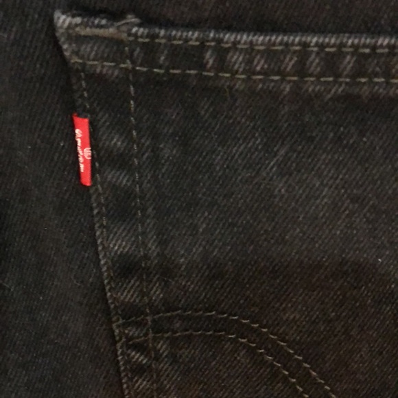 Levi Strauss & Co #505 Black Jeans straight fit - Picture 3 of 8